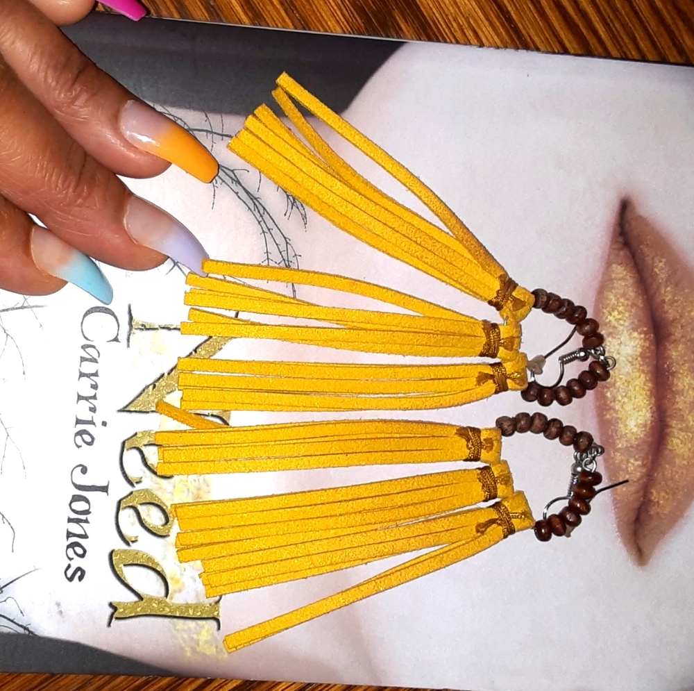 Leather Fringed Earrings